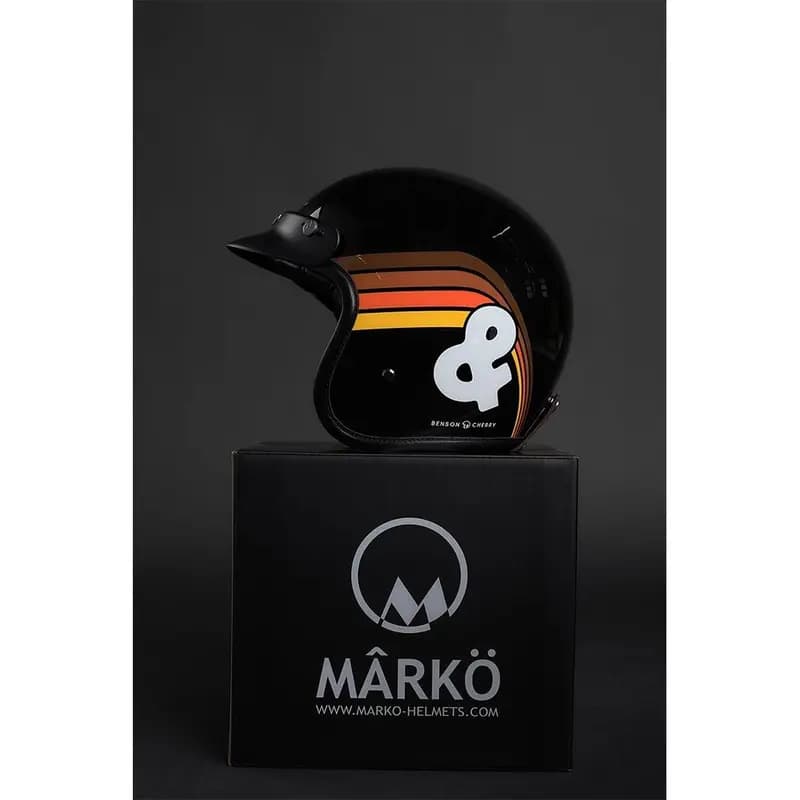 Casque Jet Marko The Classic Benson & Cherry XS 6
