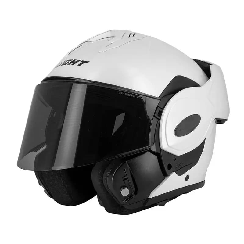 Casque modulable Eight FlipTech blanc nacré 2XL