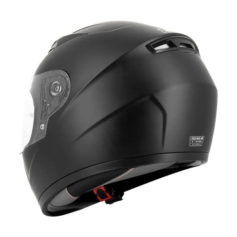 Casque moto enfant Eight S446 Seeker noir mat - Taille S 3