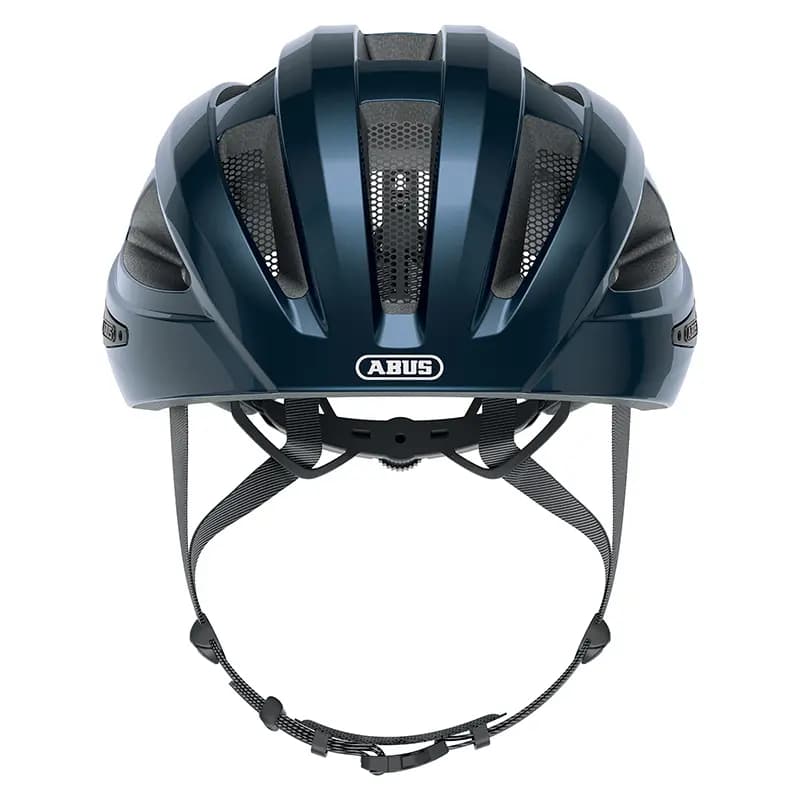 Casque vélo adulte Abus Macator bleu nuit taille L (58-62 cm) réglage molette 3