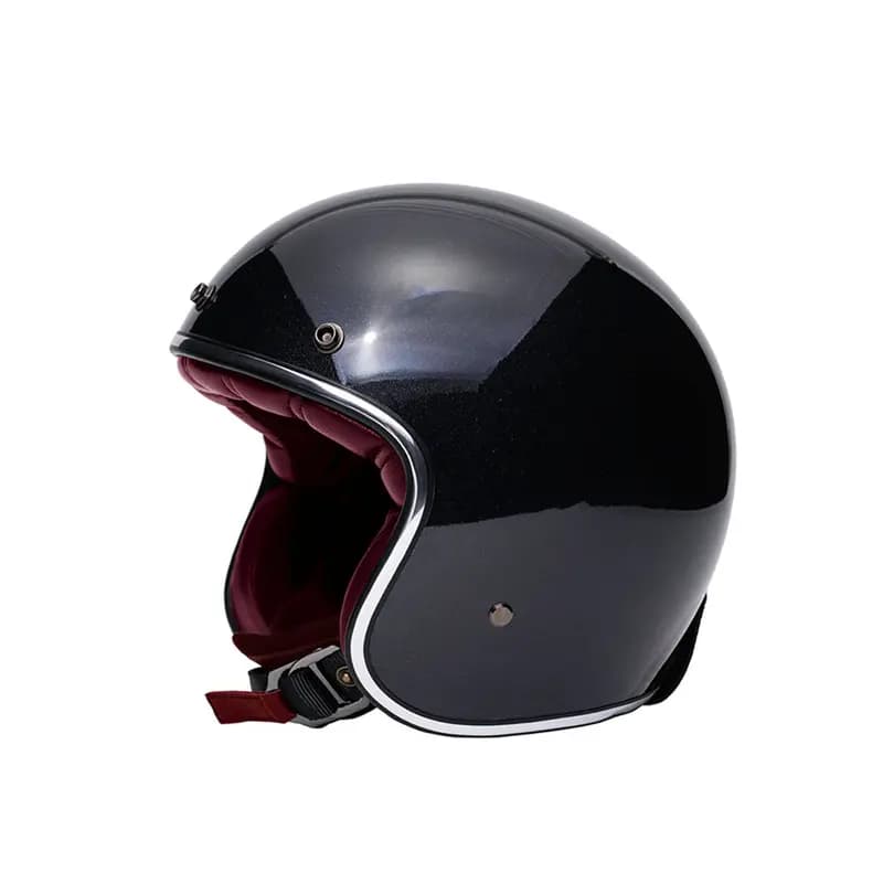 Casque Jet Marko The Classic Noir Rouge M